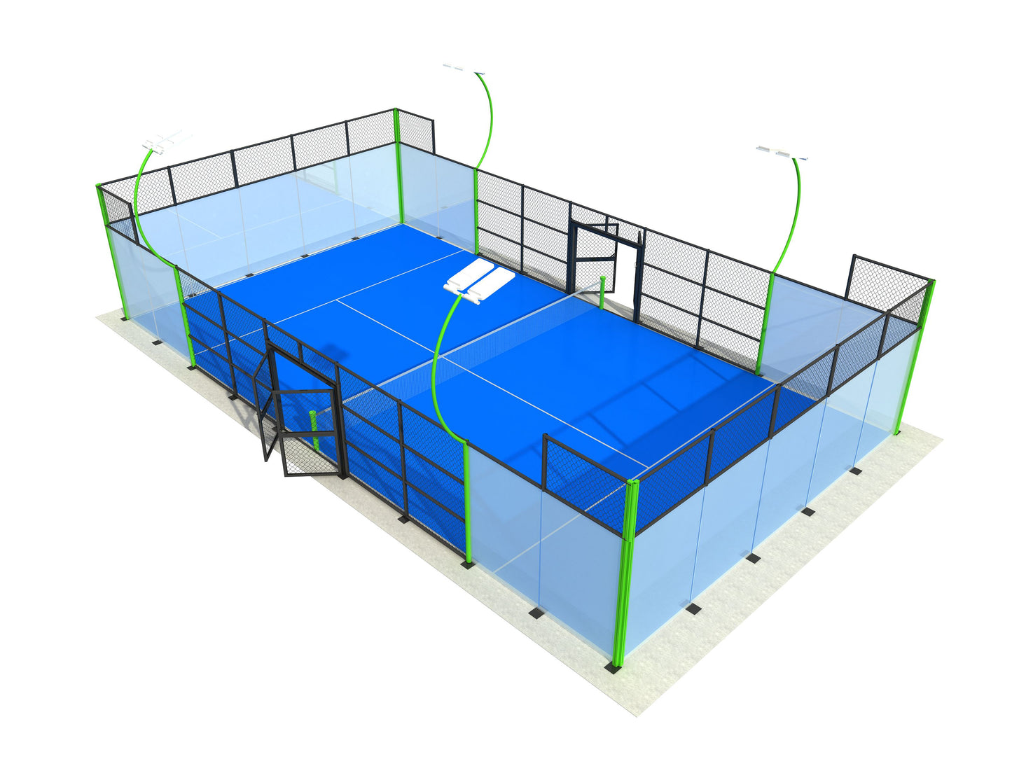 Premium Full Panoramic Padel Court | Professional Outdoor & Indoor Padel Tennis Court