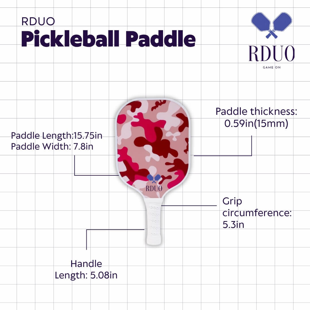 Fiberglass Pickleball Paddle | Lightweight & Durable | RDUO Sport