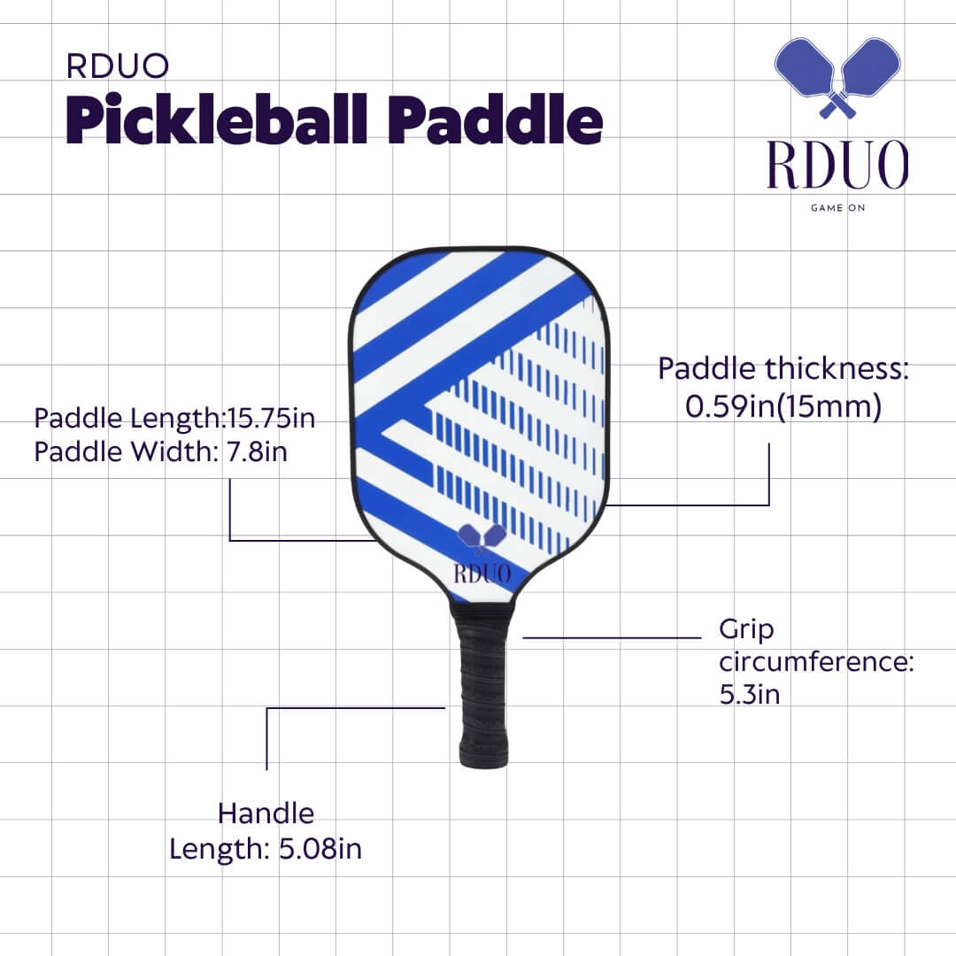 Fiberglass Pickleball Paddle | Lightweight & Durable | RDUO Sport